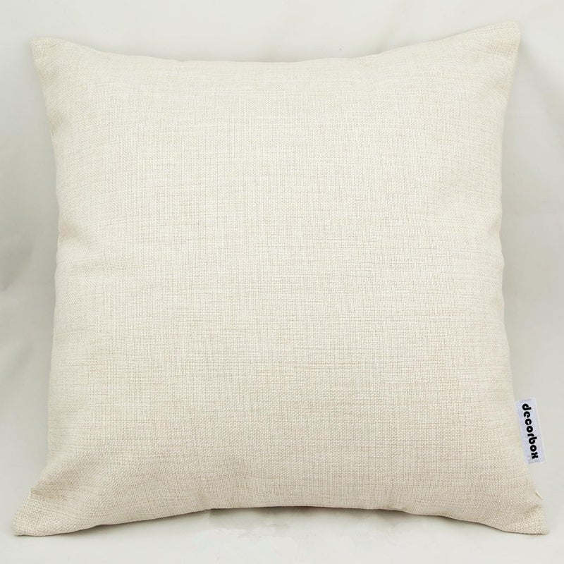 decorbox The Union Jack British Flag Cotton Linen Square Decorative Throw Pillow Case Cushion Cover 18 "X18 - Image 2